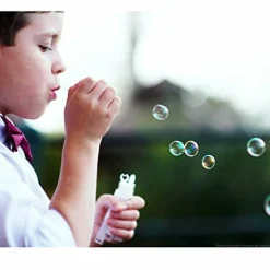 96 Pack 4.2" White Heart Bubble Wands, Party Favors for Weddings Supplies, Valentine's Day, Party and Anniversaries (96 Pack)