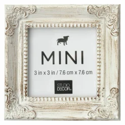 12 Pack: White Leaf Corner Accents Mini Frame by Studio Décor®