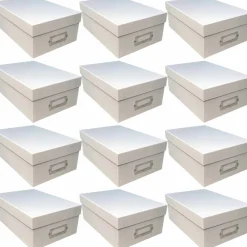 12 Pack: White Memory Box by Simply Tidy™