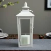 8 Pack: 12.2" White Metal Lantern by Ashland®