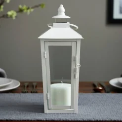 8 Pack: 12.2" White Metal Lantern by Ashland®