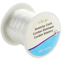 12 Pack: White Stretchy Cord by Creatologyâ„¢