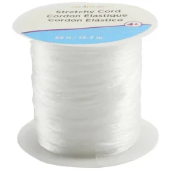 12 Pack: White Stretchy Cord by Creatology™