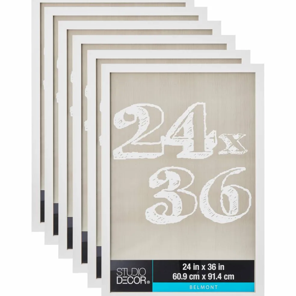 6 Pack: White 24" x 36" Belmont Frame by Studio Décor®