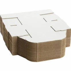50 Pack White 4x3x2” Corrugated Shipping Mailer