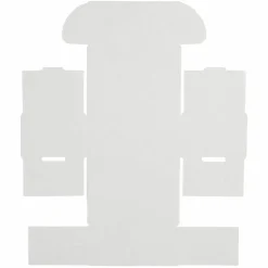 50 Pack White 4x3x2” Corrugated Shipping Mailer