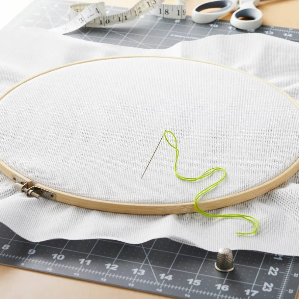 18 Pack: 14" Wooden Embroidery Hoop by Loops & Threads™