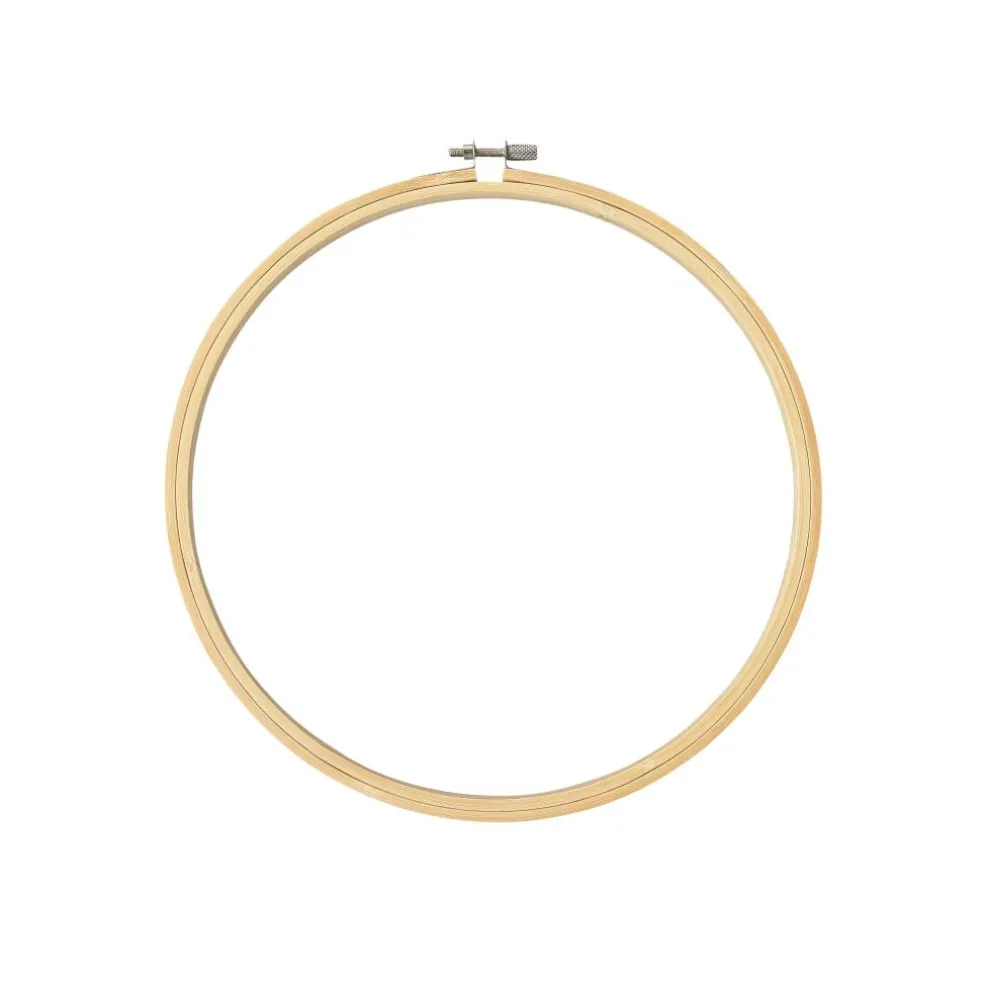 36 Pack: 9" Wooden Embroidery Hoop by Loops & Threads™