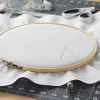 30 Pack: 10" Wooden Embroidery Hoop by Loops & Threads™