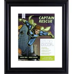 12 Pack: 11" x 13" Black Comic Book Float Frame by Studio Décor®