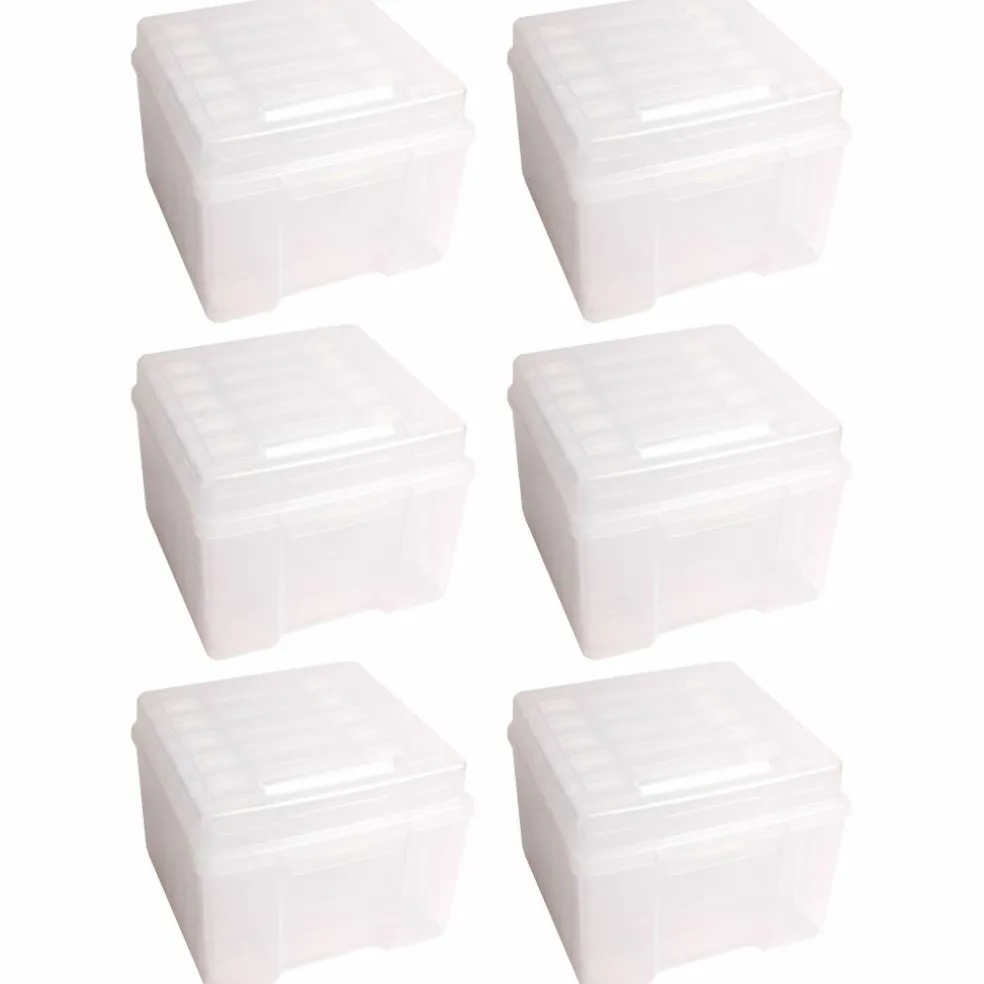 6 Pack: 5" x 7" Clear 6-Case Photo Storage Keeper by Simply Tidy®