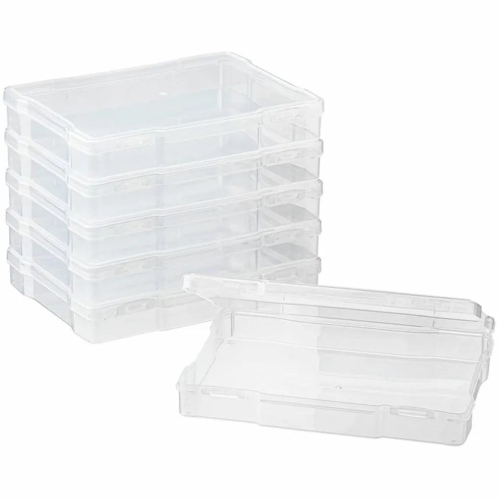 6 Pack: 5" x 7" Clear 6-Case Photo Storage Keeper by Simply Tidy®