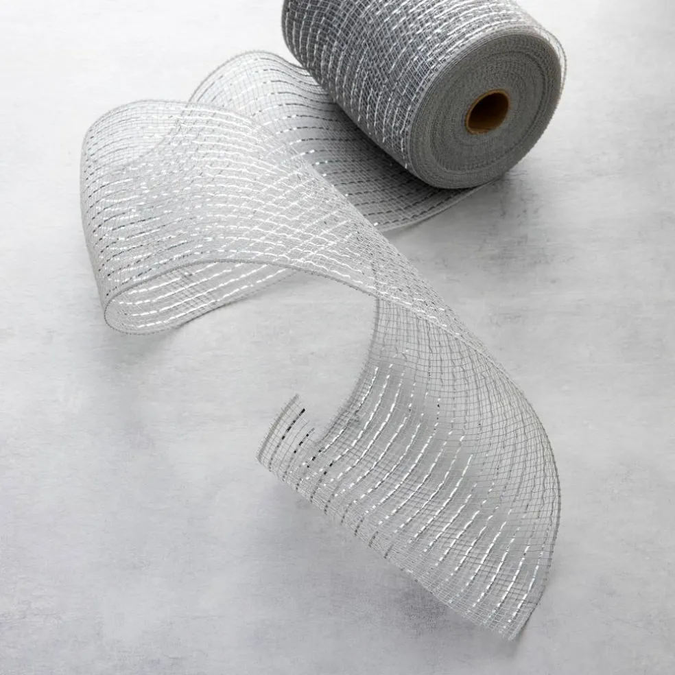12 Pack: 5.5" x 45ft. Mesh Wide Ribbon by Celebrate It® Occasions™
