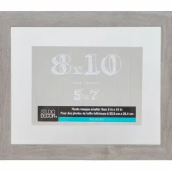 8 Pack: 8" x 10" Gray Belmont Float Frame by Studio Décor®