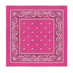 8 Pack X-Large Paisley Cotton Printed Bandana - 27 x 27 inches