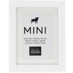 24 Pack: 2" x 3" Mini Frame with Mat by Studio Décor®