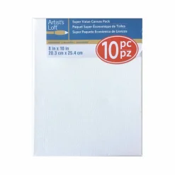 10 Pack 8" x 10" Super Value Canvas by Artist's Loft®