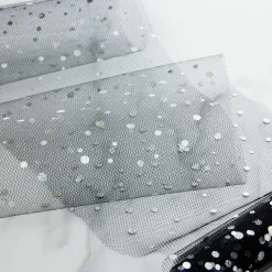 12 Pack: 6" x 8yd. Holographic Foil Dot Tulle by Celebrate Itâ„¢