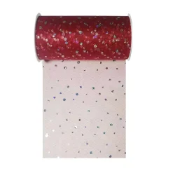 12 Pack: 6" x 8yd. Holographic Foil Dot Tulle by Celebrate Itâ„¢
