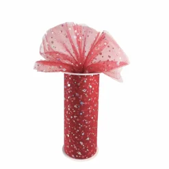 12 Pack: 6" x 8yd. Holographic Foil Dot Tulle by Celebrate It™