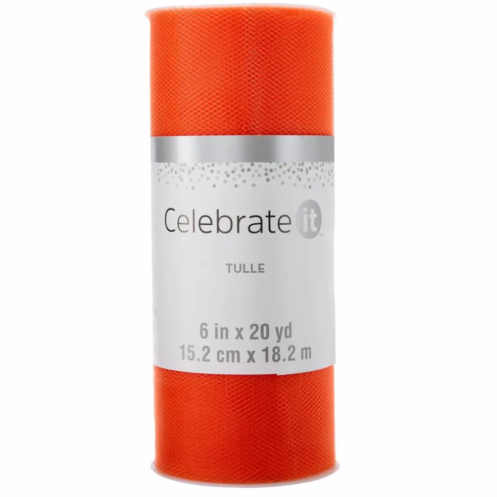 24 Pack: 6" x 20yd. Solid Tulle Fabric by Celebrate It™ Occasions™