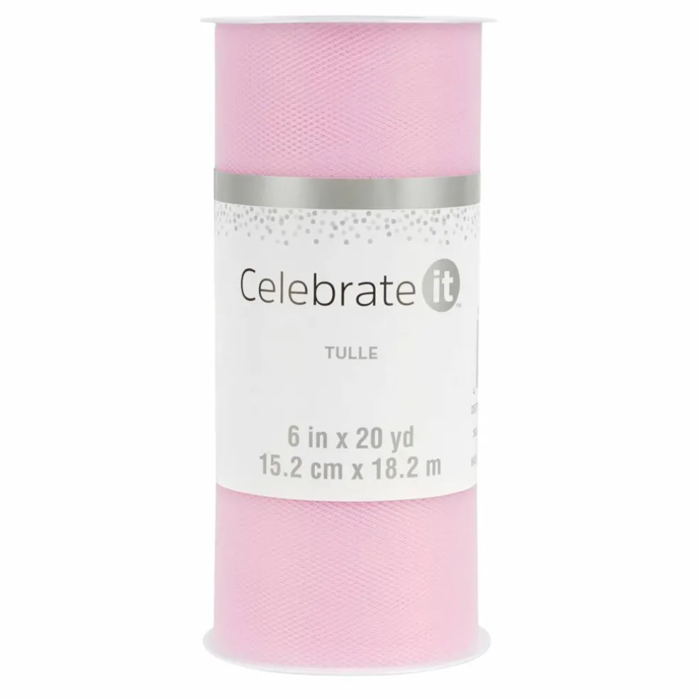 24 Pack: 6" x 20yd. Solid Tulle Fabric by Celebrate It™ Occasions™
