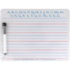 Pacon 5 Pack 9" x 12" Â Ruled & Plain, 2-Sided Handwriting Dry Erase Whiteboards