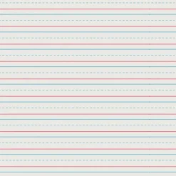 Pacon® 8.5" x 11" Skip-A-Line Short Ruled Newsprint Handwriting Paper, 3 Packs of 500 Sheets