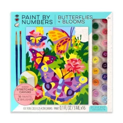 Paint by Numbers Butterflies and Blooms Craft Kit