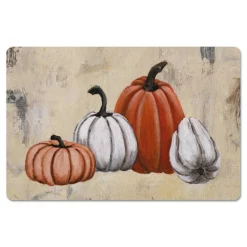 Painted Pumpkins Floor Mat