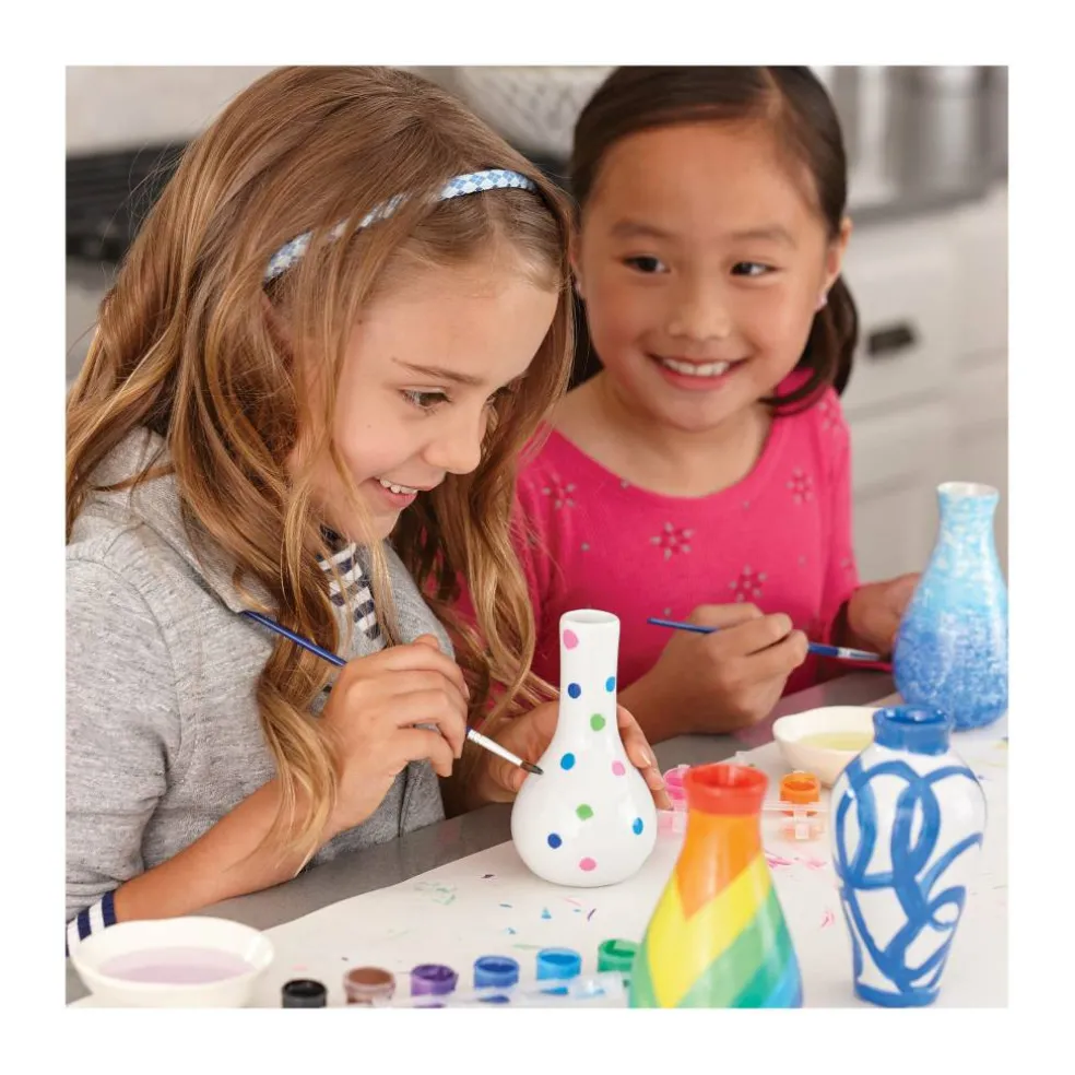 Paint Your Own Porcelain Vases