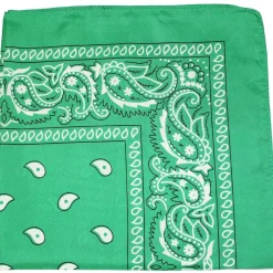 Paisley 100% Cotton Double Sided Bandana - 22 inches