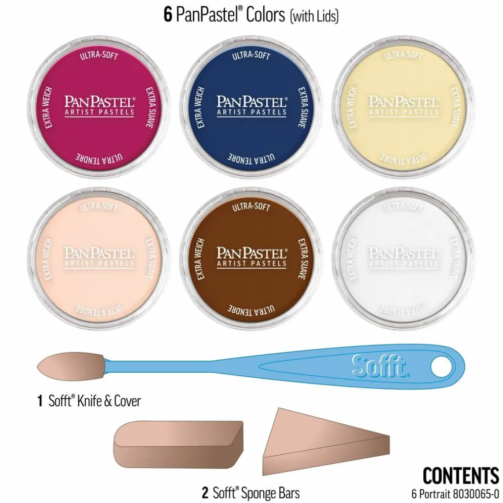 PanPastel® 6 Color Artist Pastels Set
