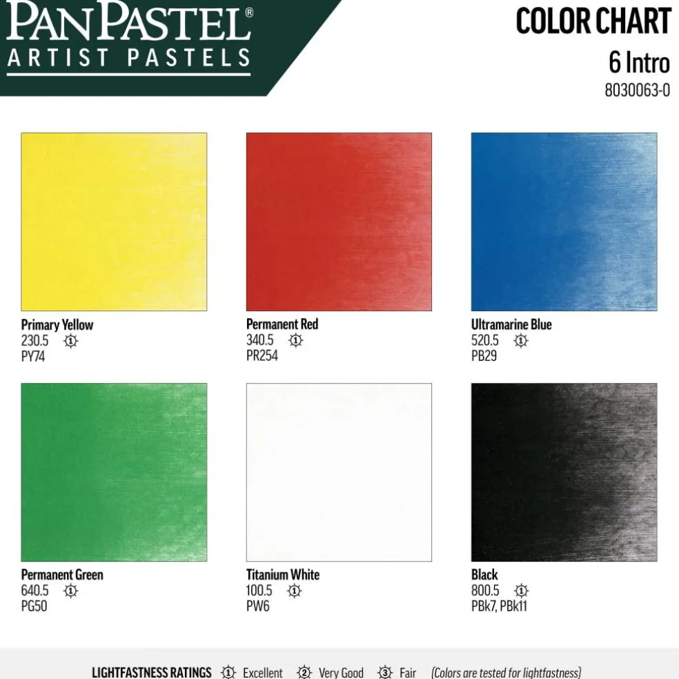 PanPastel® 6 Color Artist Pastels Set