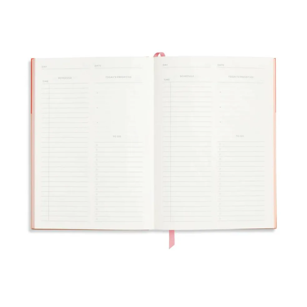 Papier 6" x 8.5" Colorblock Page a Day Undated Daily Planner