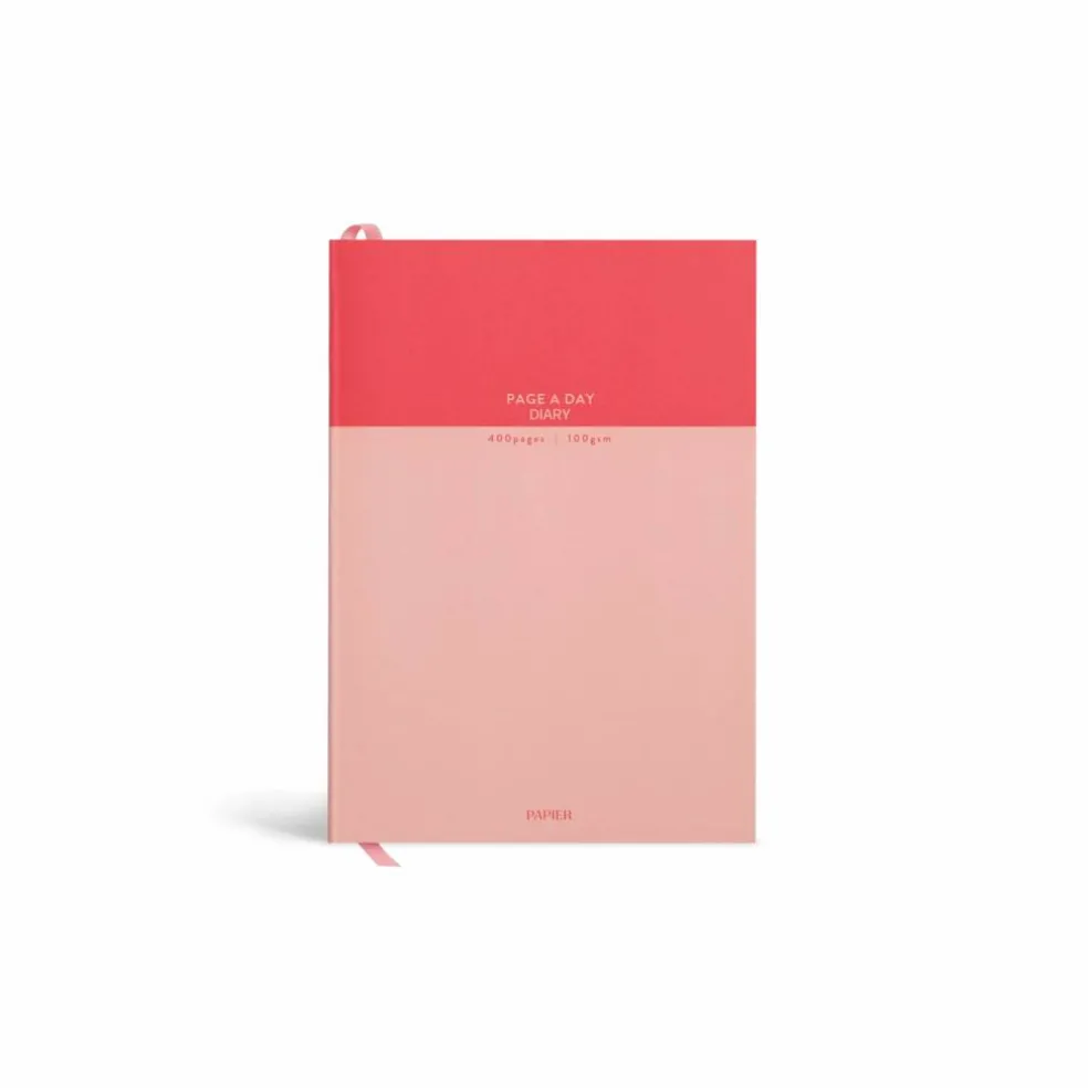 Papier 6" x 8.5" Colorblock Page a Day Undated Daily Planner