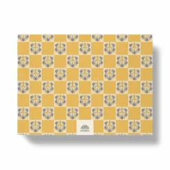 Papier 9.5" x 7" Floral Checkerboard Undated Weekly Desk Planner