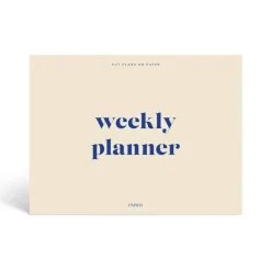 Papier 9.5" x 7" Joy Undated Weekly Desk Planner