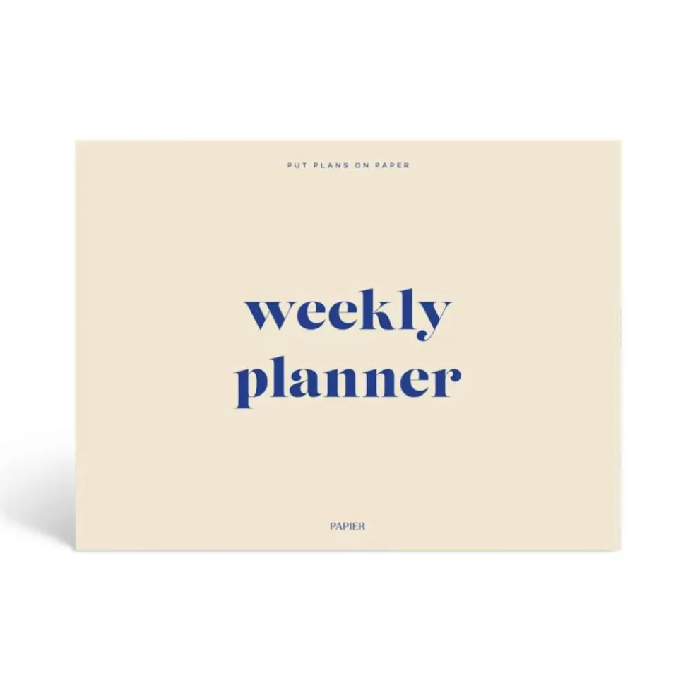 Papier 9.5" x 7" Joy Undated Weekly Desk Planner