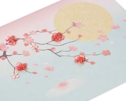 Papyrus Blank Card (Cherry Blossoms)