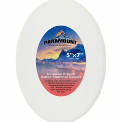 Paramount Cotton Oval Canvases - Medium Texture, 11/16
