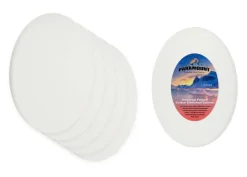 Paramount Cotton Oval Canvases - Medium Texture, 11/16