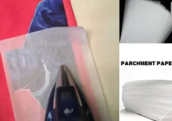 PARCHMENT SILICONE TISSUE paper FOR HEAT TRANSFER APPLICATIONS 8.5x11 100 Sheets