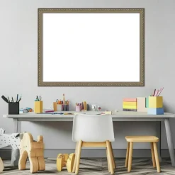 Parisian Silver Framed Dry Erase Magnetic Board