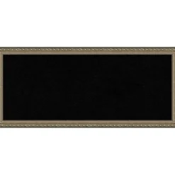 Parisian Silver Wood Framed Corkboard, Black Cork