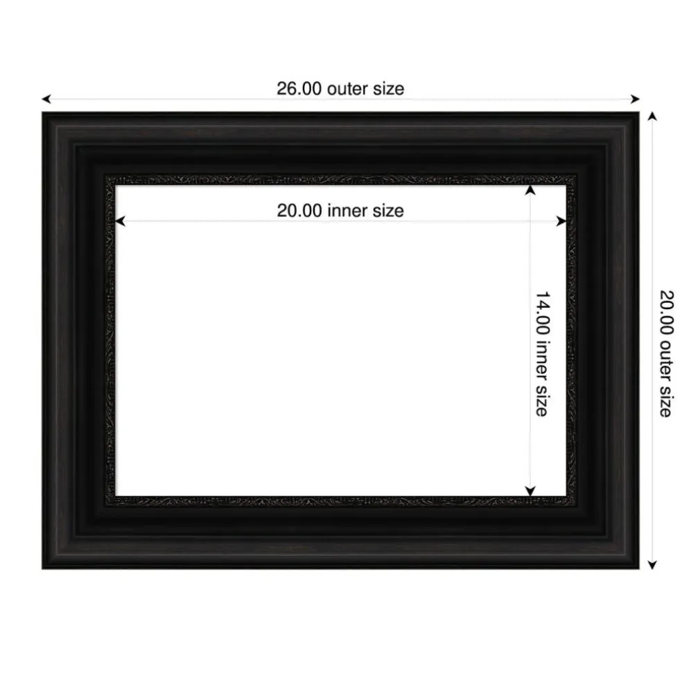 Parlor Framed Dry Erase Magnetic Board