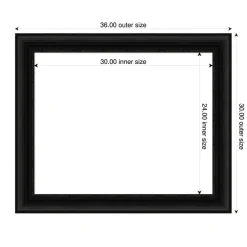 Parlor Framed Dry Erase Magnetic Board