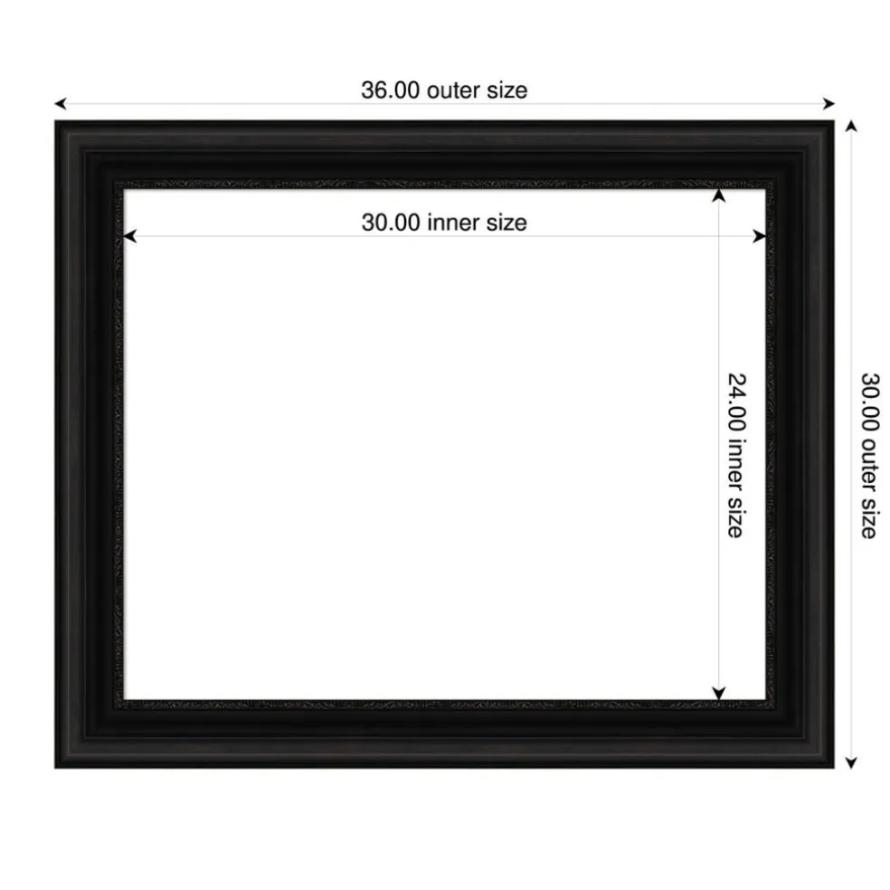 Parlor Framed Dry Erase Magnetic Board
