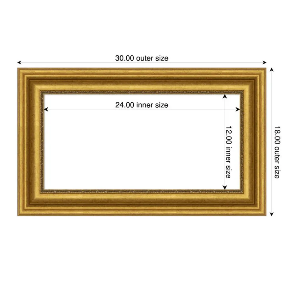 Parlor Framed Dry Erase Magnetic Board