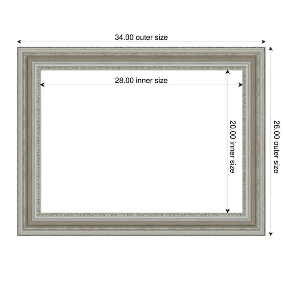 Parlor Framed Dry Erase Magnetic Board